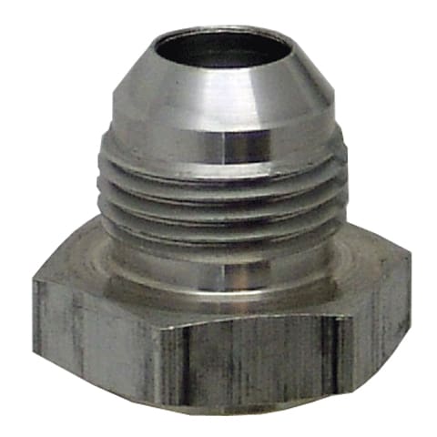 D99XX-0 Weld Bung Male Hex Base -08 | 3/4 x 16 Al - Image 1