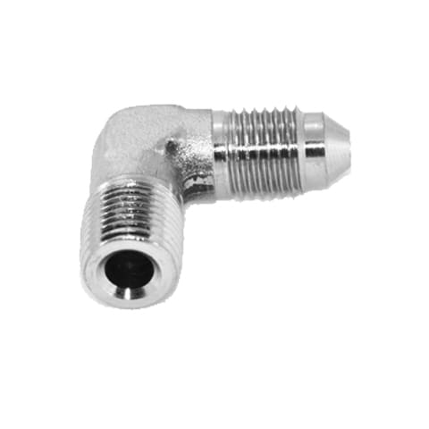 BXXX90-7 90° Flare to Pipe Elbow -04 | 1/4 NPT - Image 1