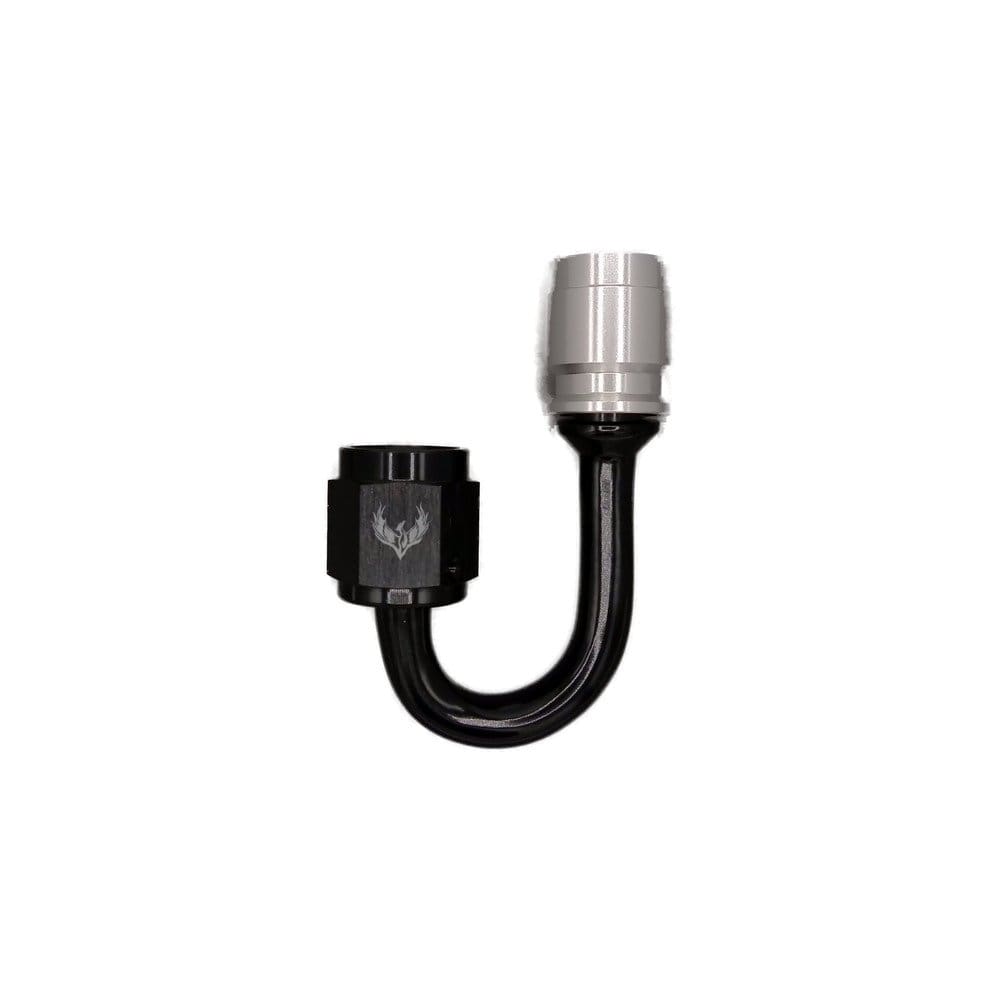 J74180-35 PTFE Crimped Non Swivel Hose End -04 | 180° - Image 1