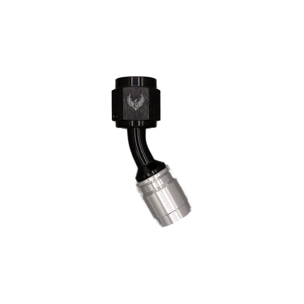J7430-35 PTFE Crimped Non Swivel Hose End -04 | 30° - Image 1